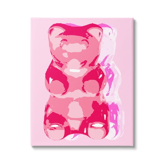 Stupell Industries Modern Gummy Bear Food & Beverage Painting Gallery Wrapped Canvas Print Wall Art, 16 x 20