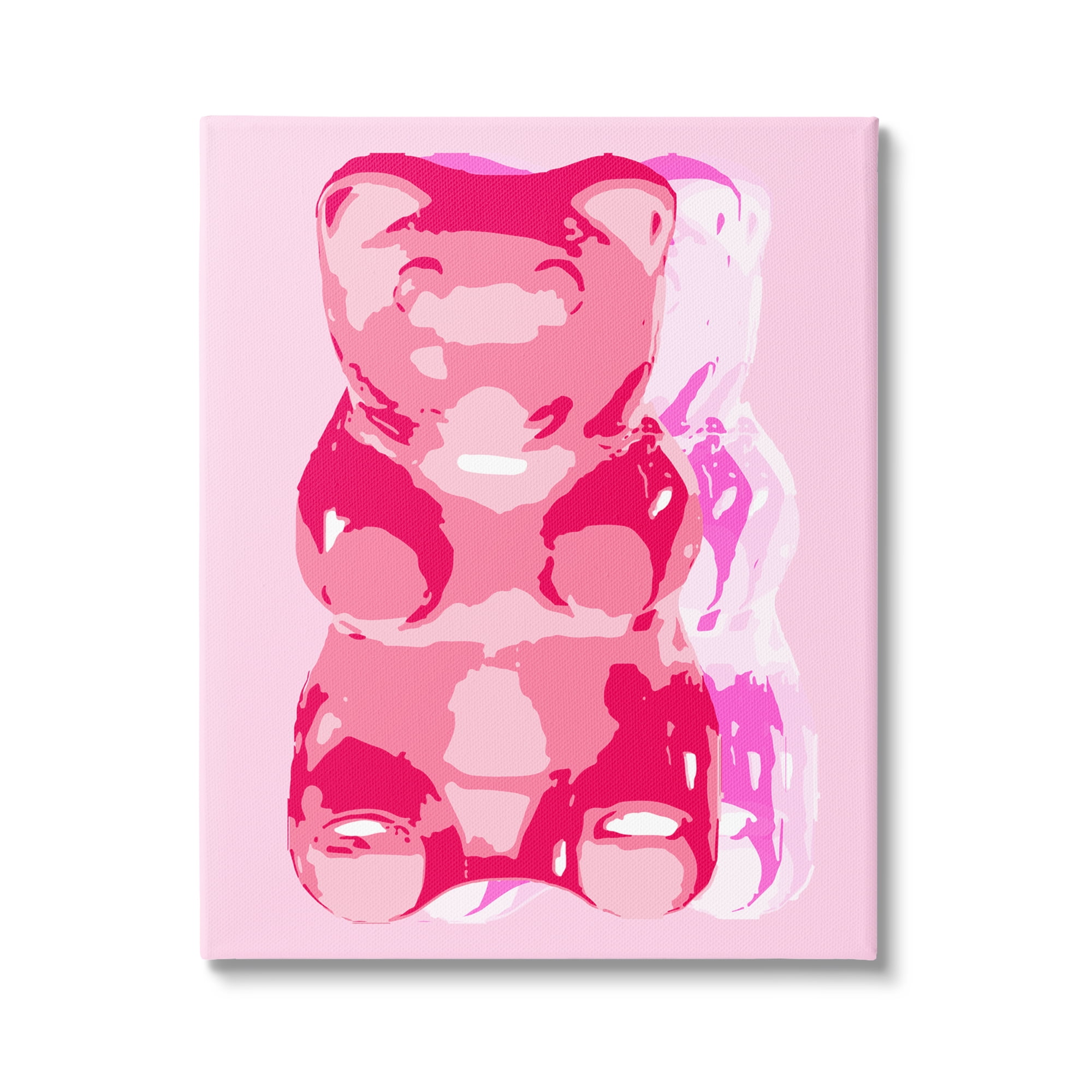 Stupell Industries Modern Gummy Bear Food & Beverage Painting Gallery Wrapped Canvas Print Wall Art, 36 x 48