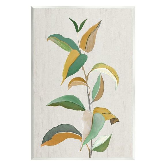 Stupell Industries Modern Herb Leaves Botanical & Floral Painting Unframed Art Print Wall Art, 10 x 15