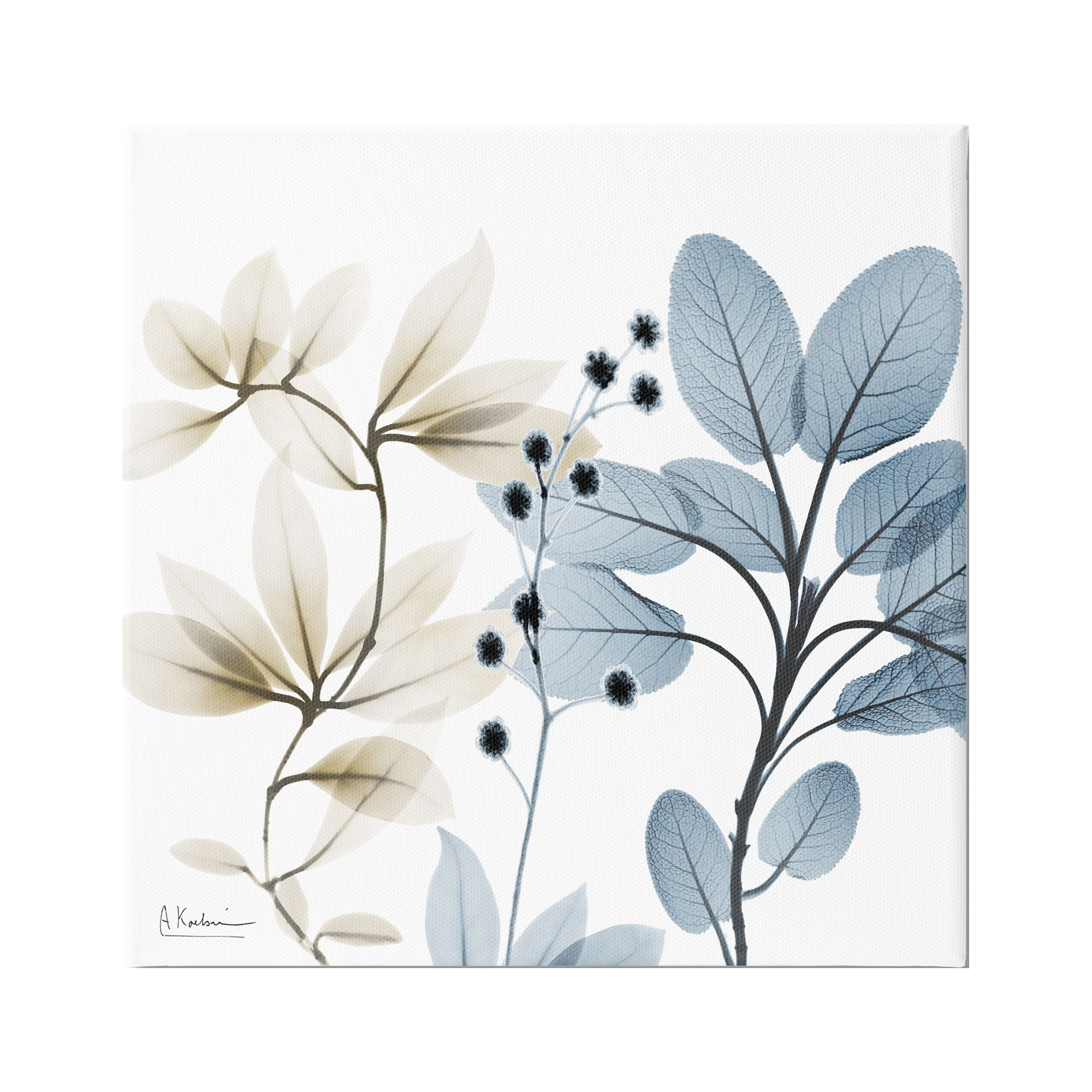 Stupell Industries Modern Herb Sprigs Botanical & Floral Painting Gallery Wrapped Canvas Print Wall Art, 17 x 17