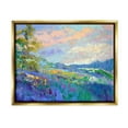 thumbnail image 1 of Stupell Industries Modern Hill Woodland Landscape Painting Metallic Gold Floating Framed Canvas Print Wall Art, Design by Dorothy Fagan, 1 of 9