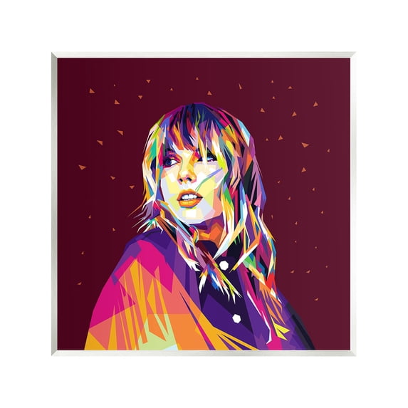 Stupell Industries Modern Hue Taylor Abstract Painting Unframed Art Print Wall Art, 12 x 12