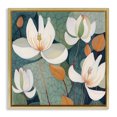 thumbnail image 1 of Stupell Industries Scandinavian Modern Iris Pattern Gold Floating Frame Canvas Art, 18 x 18, by Lazar Studio, 1 of 8