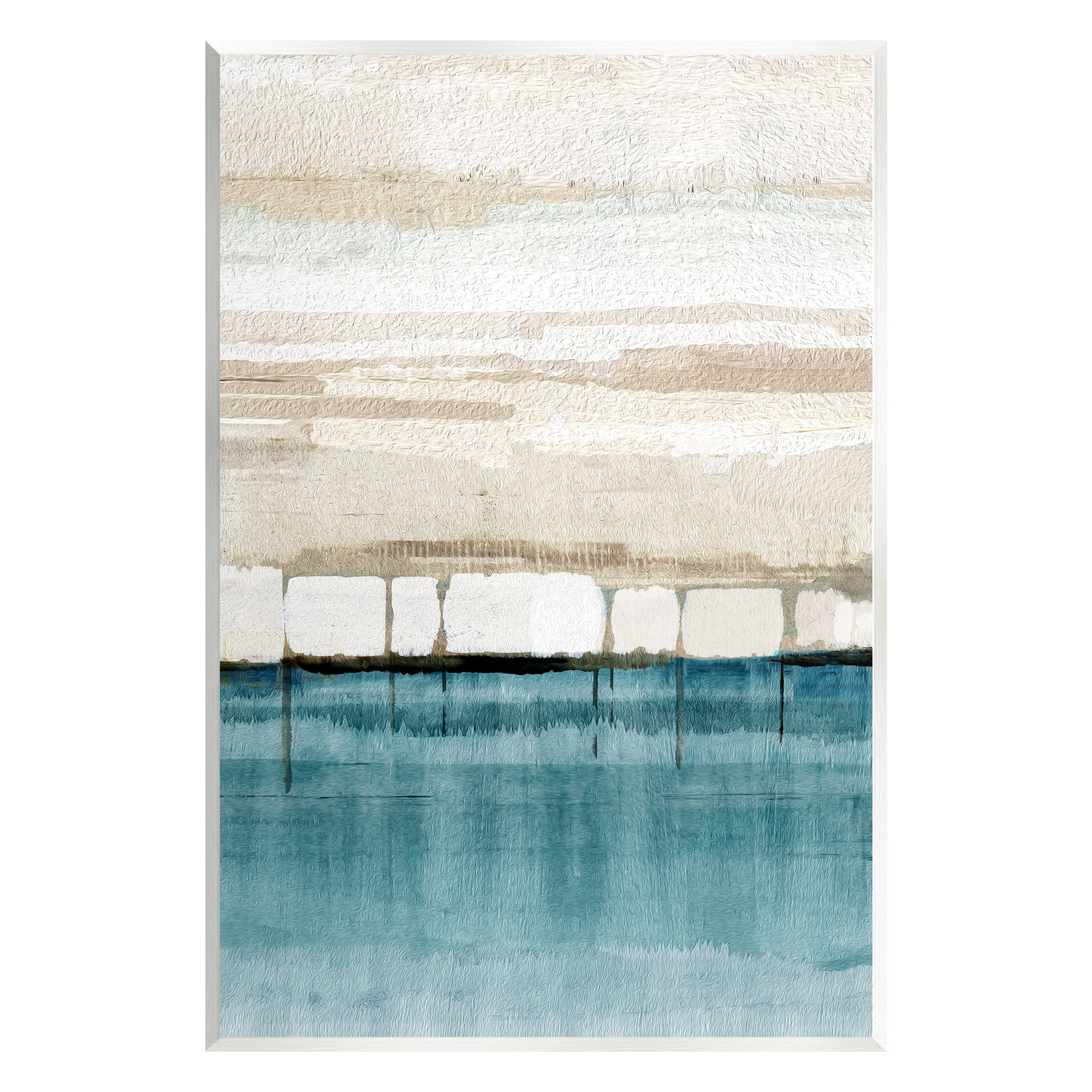 Stupell Industries Modern Landscape Abstraction Abstract Painting Unframed Art Print Wall Art, 13 x 19