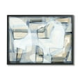 thumbnail image 1 of Stupell Industries Modern Layered Geometric Shapes Design Painting Black Framed Art Print Wall Art, Design by Cartissi, 1 of 7