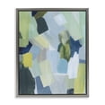 thumbnail image 1 of Stupell Industries Modern Layered Green Brush Strokes Gray Floating Frame Canvas Art, 25 x 31, by Grace Popp, 1 of 8