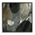 thumbnail image 1 of Stupell Industries Modern Layered Shapes Abstract Painting Black Framed Art Print Wall Art, Design by Carol Robinson, 1 of 7