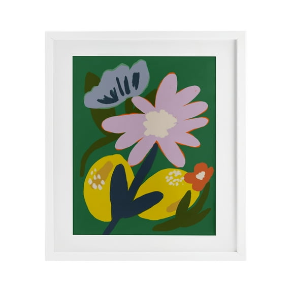 Stupell Industries Modern Lemon Party White Framed Print Under Glass design by Breathe Live Explore by Oris Eddu, 16 x 13