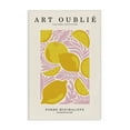thumbnail image 1 of Stupell Industries Modern Lemons on Pink Florals Canvas Art, 20 x 30, by Incado, 1 of 8