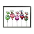thumbnail image 1 of Stupell Industries Modern Lollipop Candy Food & Beverage Painting Black Framed Art Print Wall Art, 20 x 16, 1 of 9