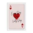 thumbnail image 1 of Stupell Industries Modern Lucky Day Card Design Canvas Art, 16 x 24, by Martina Pavlova, 1 of 8
