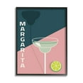 thumbnail image 1 of Stupell Industries Modern Margarita Blocked Citrus Contemporary Cocktail Graphic Art Black Framed Art Print Wall Art, Design by Birch&Ink, 1 of 5