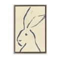 thumbnail image 1 of Stupell Industries Modern Minimal Brushed Rabbit Brown Floating Frame Canvas Art, 21 x 31, by June Erica Vess, 1 of 8