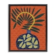 thumbnail image 1 of Stupell Industries Modern Modern Vase on Orange Black Floating Frame Canvas Art, 17 x 21, by Regina Moore, 1 of 8