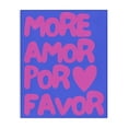 thumbnail image 1 of Stupell Industries Modern More Amor Blue & Pink Canvas Art, 30 x 40, by House of Lulu, 1 of 8