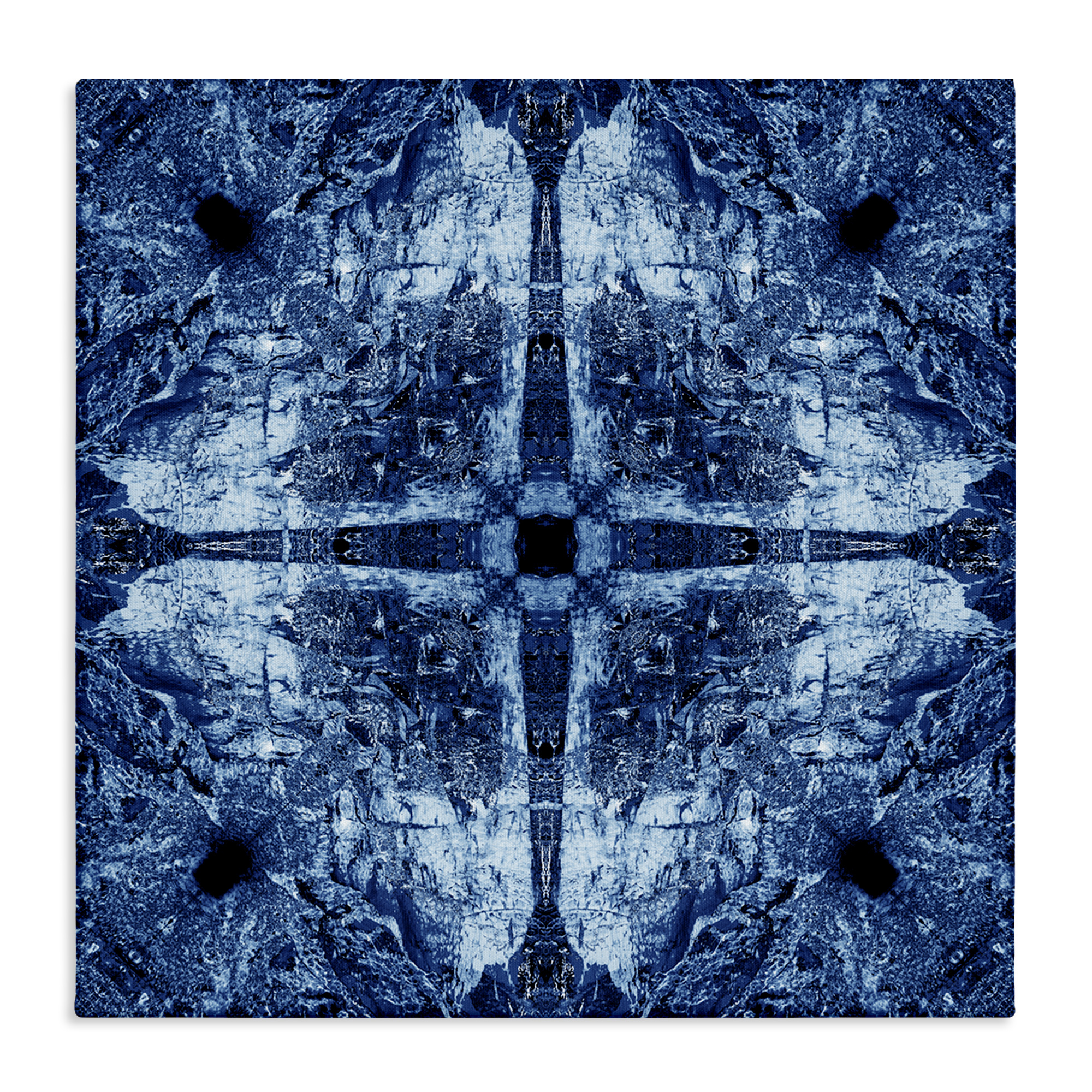 Stupell Industries Modern Mosaic Pattern Abstract Painting Wrapped Canvas Art Print Wall Art, 24 x 24