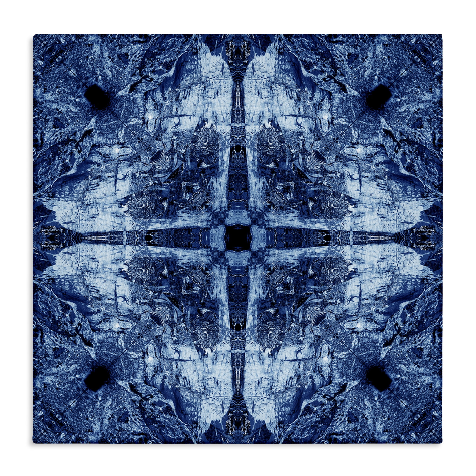 Stupell Industries Modern Mosaic Pattern Abstract Painting Wrapped Canvas Art Print Wall Art, 36 x 36