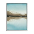 thumbnail image 1 of Stupell Industries Modern Mountains Lake Reflection Painting Gray Framed Art Print Wall Art, Design by Grace Popp, 1 of 7