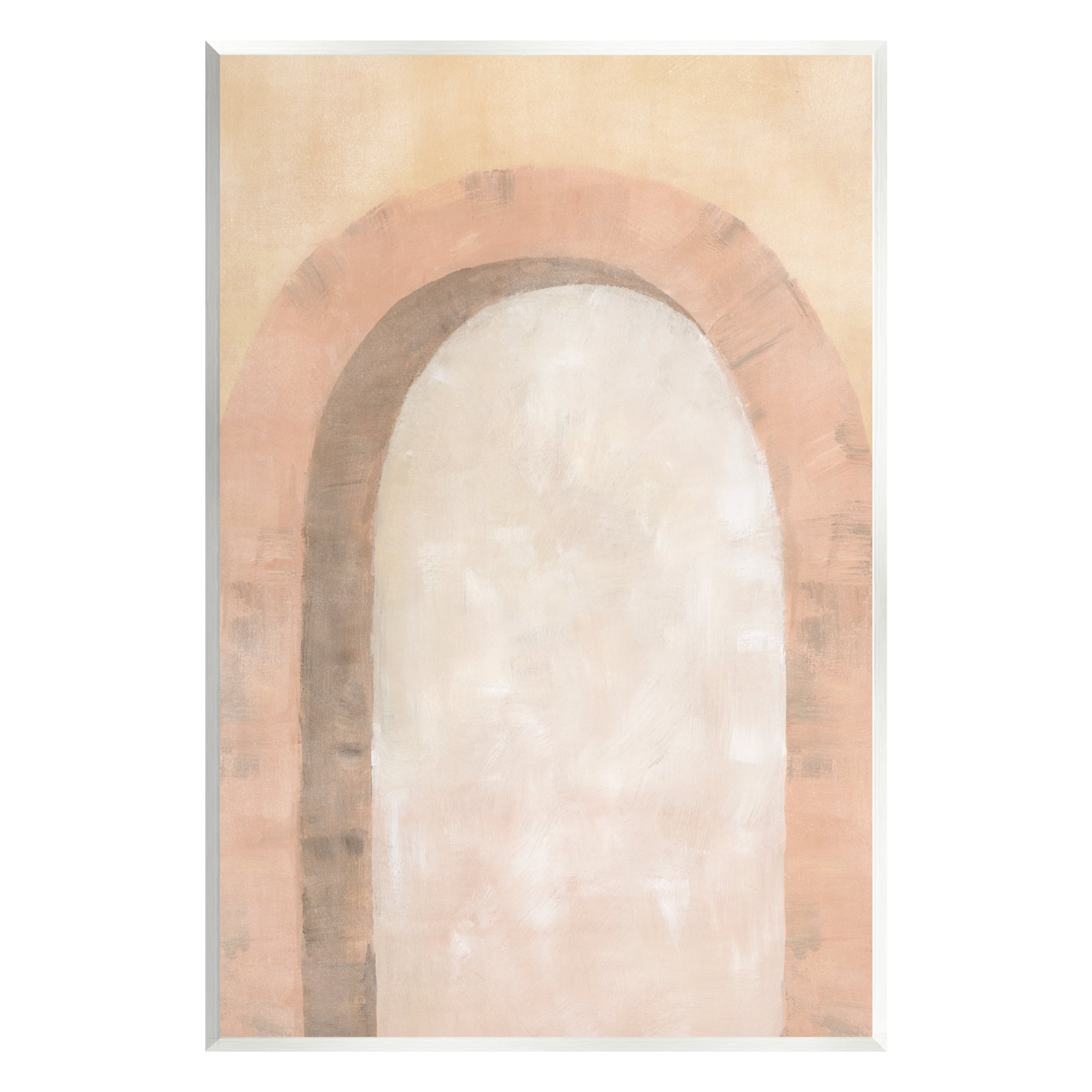 Stupell Industries Modern Muted Arch Abstract Painting Unframed Art Print Wall Art, 13 x 19