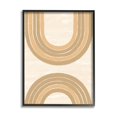 thumbnail image 1 of Stupell Industries Modern Muted Arches Abstract Painting Black Framed Art Print Wall Art, 11 x 14, 1 of 9