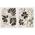 thumbnail image 1 of Stupell Industries Modern Neutral Petals Plants & Flowers Painting White Framed Art Print Wall Art, 24 x 30, Set of 2, 1 of 2