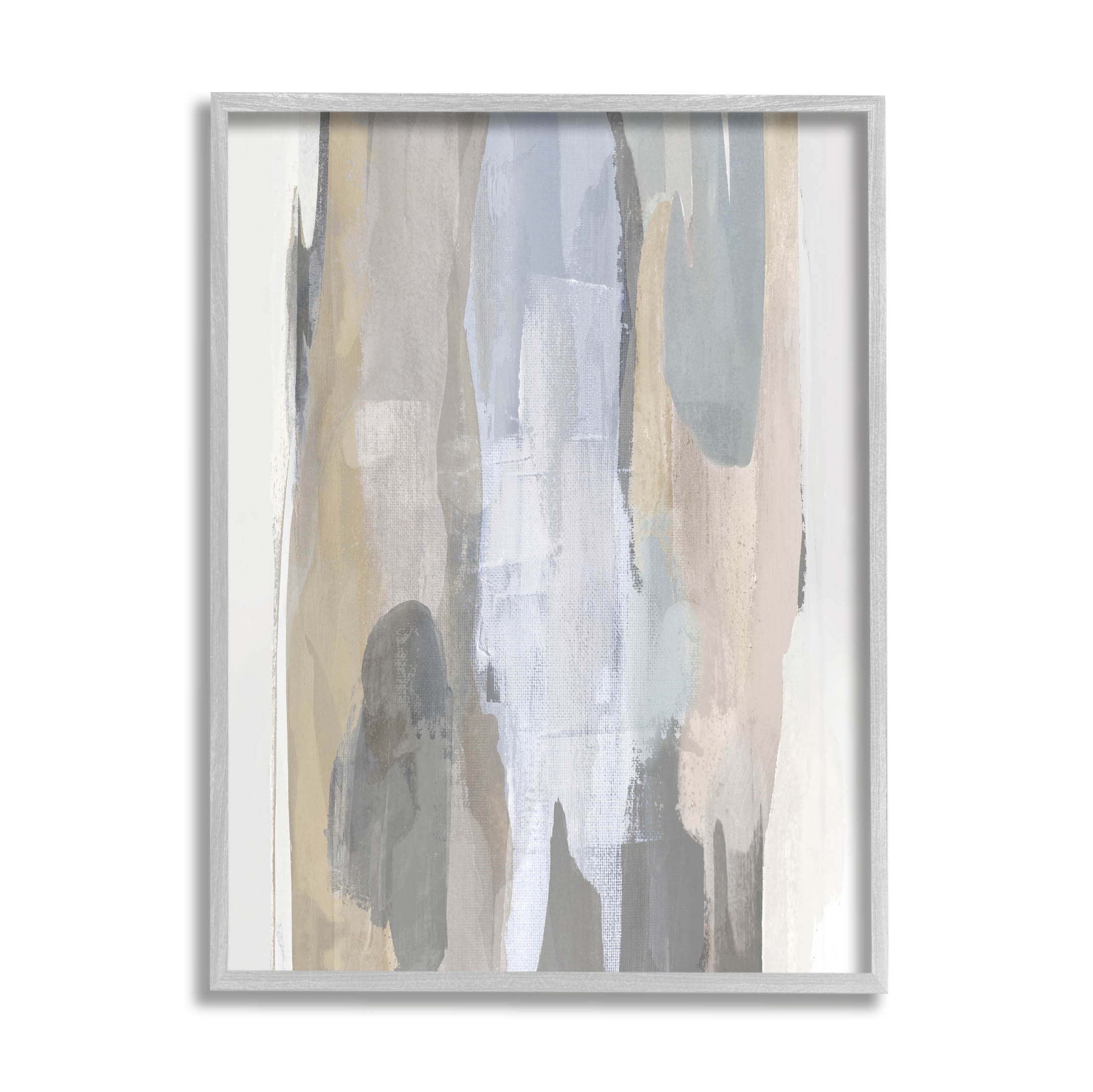 Stupell Industries Modern Neutral Tones Arrangement Graphic Art Gray Framed Art Print Wall Art, Design by Jackie Hanson
