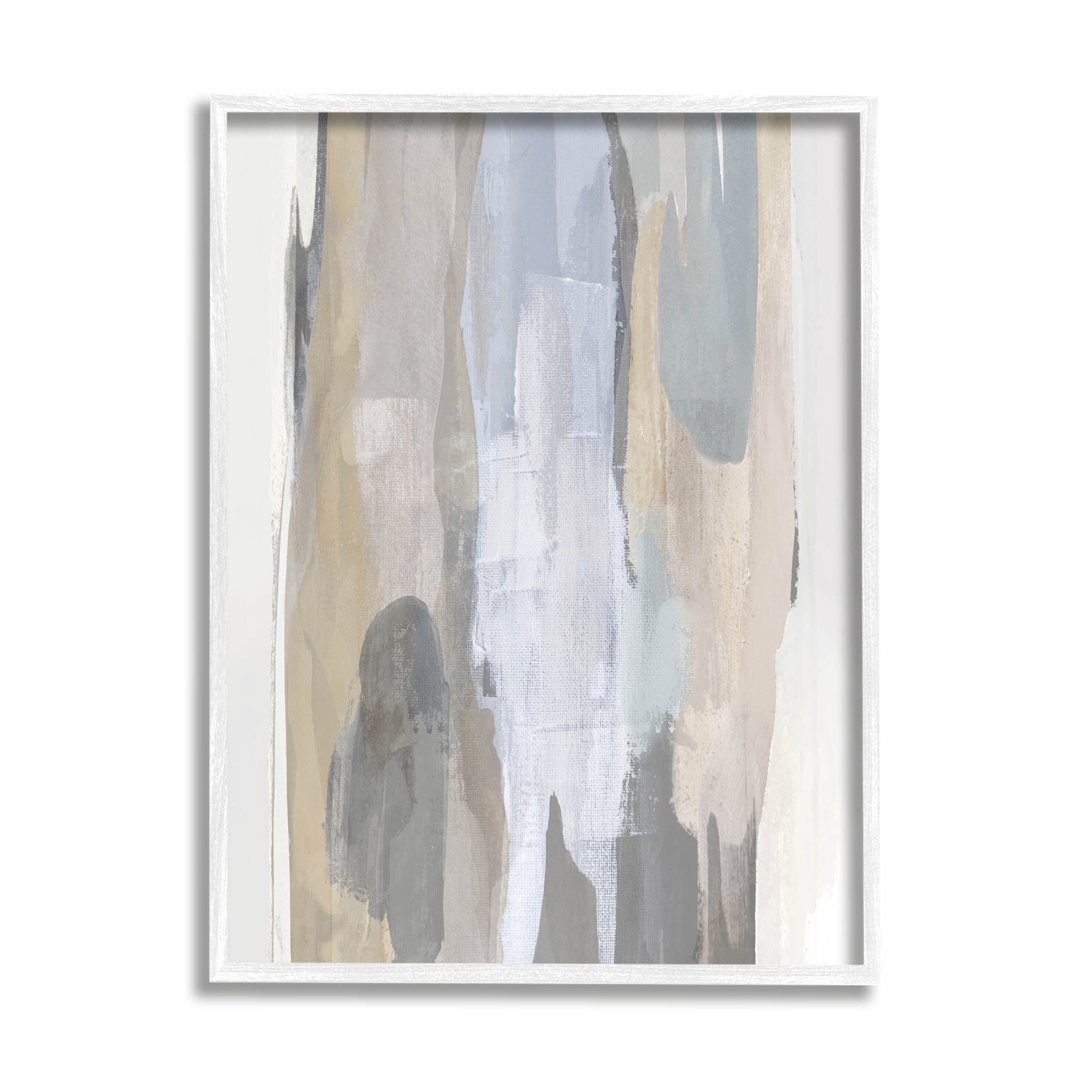 Stupell Industries Modern Neutral Tones Arrangement Graphic Art White Framed Art Print Wall Art, Design by Jackie Hanson