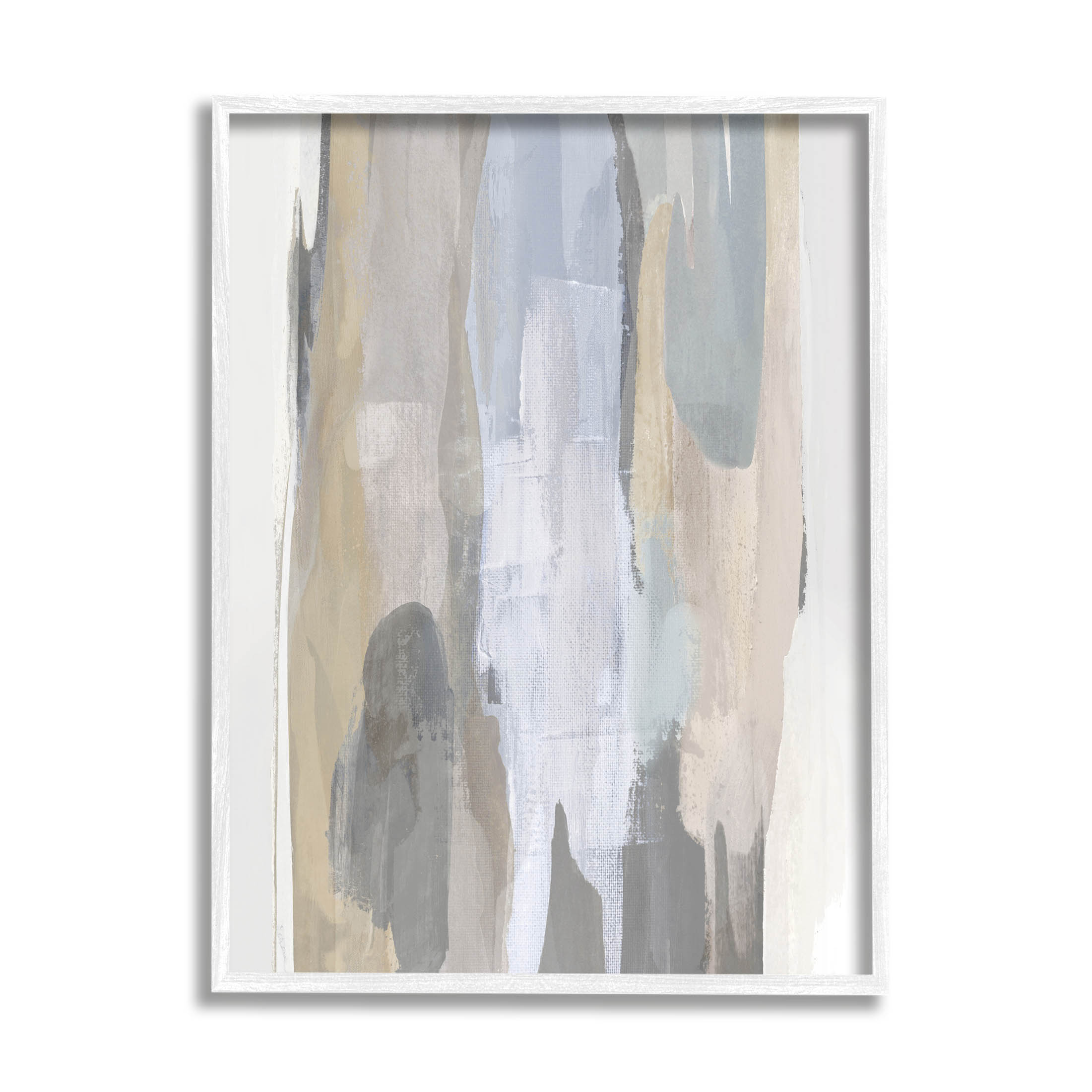 Stupell Industries Modern Neutral Tones Arrangement Graphic Art White Framed Art Print Wall Art, Design by Jackie Hanson