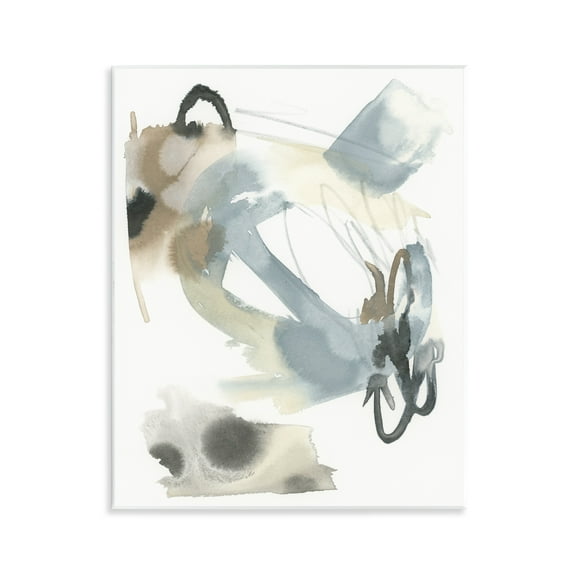 Stupell Industries Modern Neutral Watercolor Abstract Painting Unframed Art Print Wall Art, 11 x 14