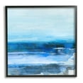 thumbnail image 1 of Stupell Industries Modern Ocean Beach Scene Abstract Painting Black Framed Art Print Wall Art, 24 x 24, 1 of 9