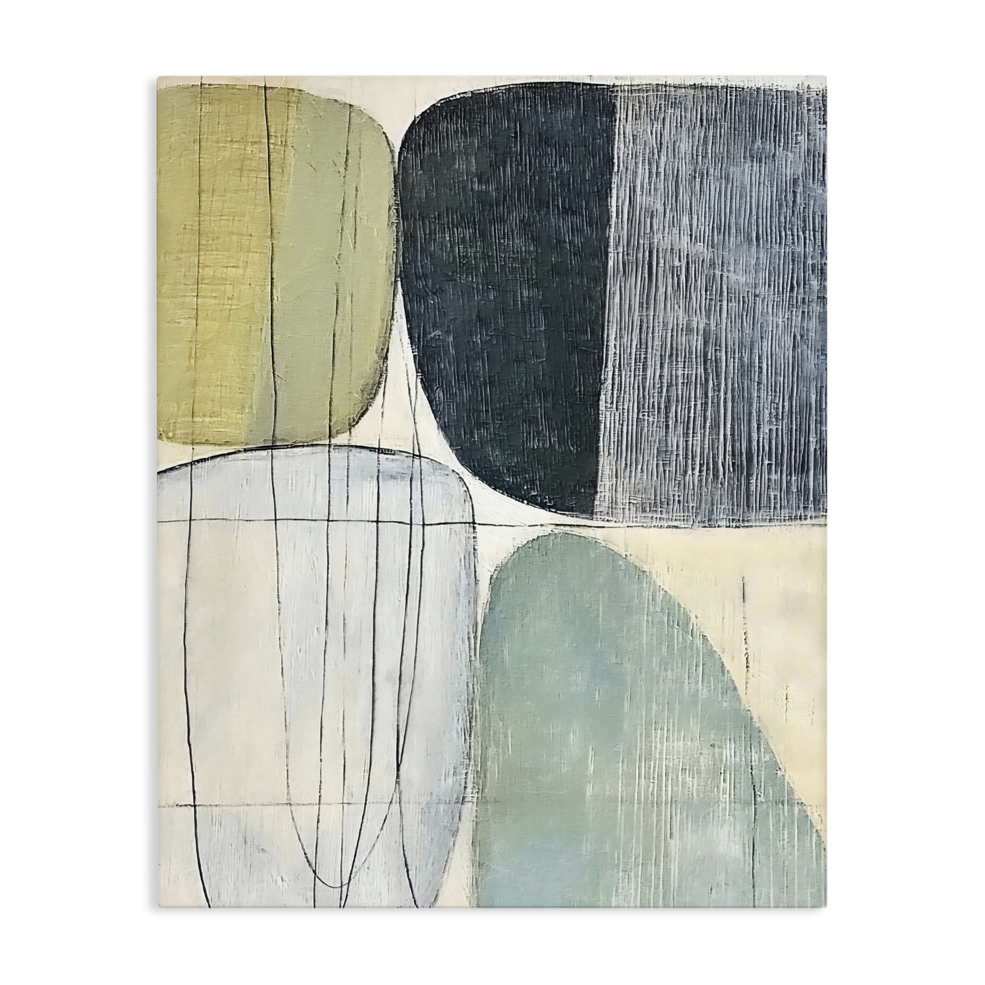 Stupell Industries Modern Organic Composition Canvas Wall Art, design by Riley B