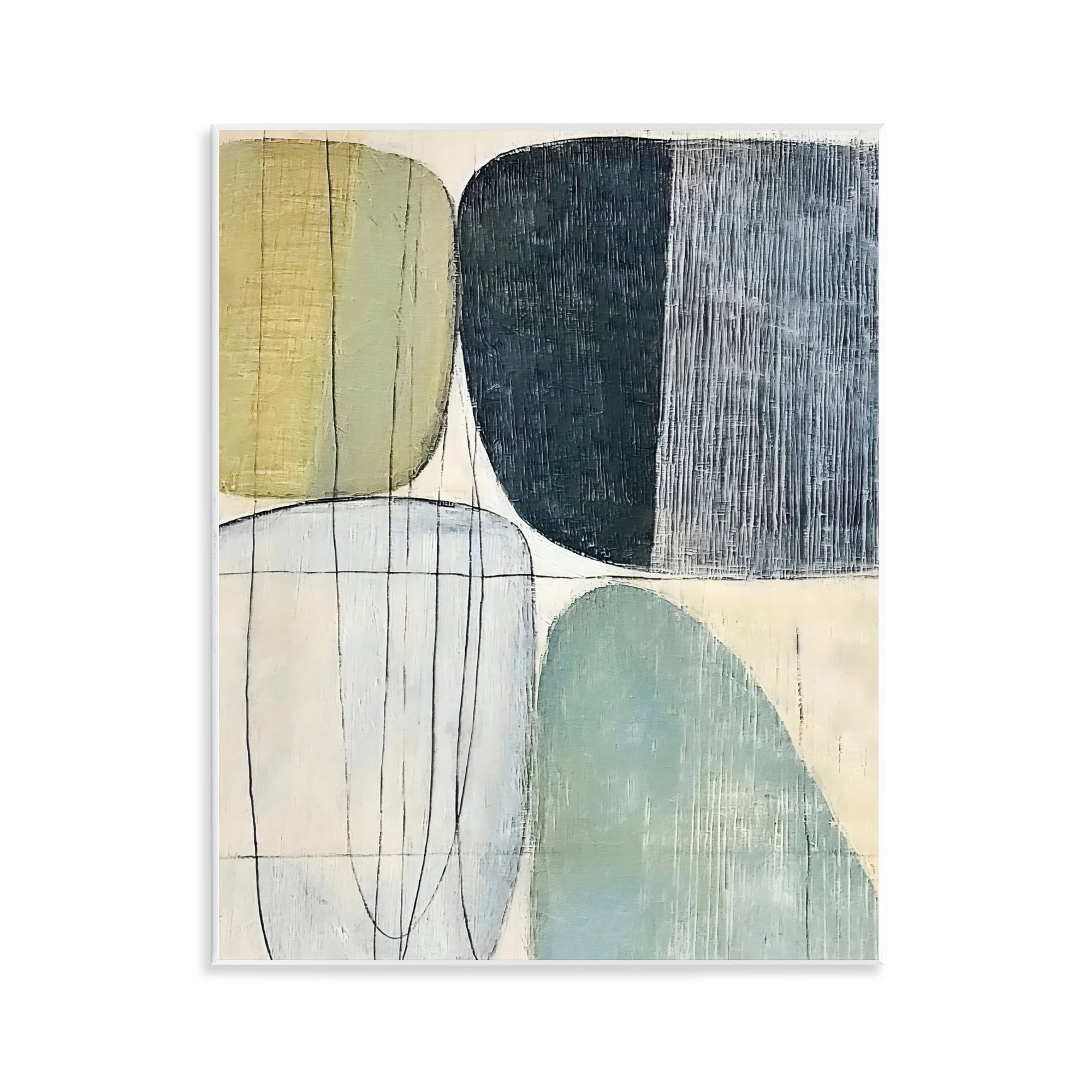 Stupell Industries Modern Organic Composition Wall Plaque Art, design by Riley B