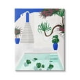 thumbnail image 1 of Stupell Industries Modern Outdoor Pool Scene European Villa Monstera Leaves, 16 x 20,Design by Jen Bucheli, 1 of 5