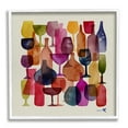 thumbnail image 1 of Stupell Industries Modern Overlapping Wine Glasses Food & Beverage Painting White Framed Art Print Wall Art, 1 of 7