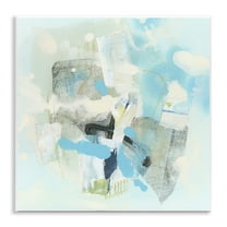 Stupell Industries Modern Paint Splash Abstract Abstract Painting Unframed Art Print Wall Art, 12 x 12