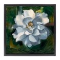thumbnail image 1 of Stupell Industries Modern Paint Streaked Flower Black Floating Frame Canvas Art, 25 x 25, by Liz Jardine, 1 of 8