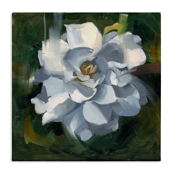 Stupell Industries Modern Paint Streaked Flower Canvas Art, 24 x 24, by Liz Jardine