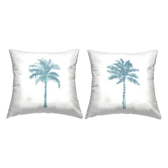Stupell Industries Modern Palm Tree Tropical Printed Throw Pillow Design by Kristen Drew (Set of 2)
