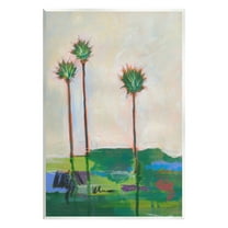 Stupell Industries Modern Palm Trees Landscape Abstract Painting Unframed Art Print Wall Art, 10 x 15