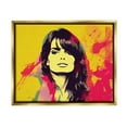 thumbnail image 1 of Stupell Industries Modern Penelope Cruz Abstract Painting Gold Floater Framed Art Print Wall Art, 21 x 17, 1 of 10