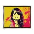 thumbnail image 1 of Stupell Industries Modern Penelope Cruz Abstract Painting Gray Floater Framed Art Print Wall Art, 31 x 25, 1 of 10