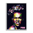 thumbnail image 1 of Stupell Industries Modern Pink Portrait Abstract Geometric Pattern Bold Shapes, 11 x 14, Design by Birch&Ink, 1 of 5