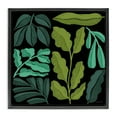 thumbnail image 1 of Stupell Industries Modern Plant Sprig Collage Black Floating Frame Canvas Art, 25 x 25, by Cheryl Warrick, 1 of 8