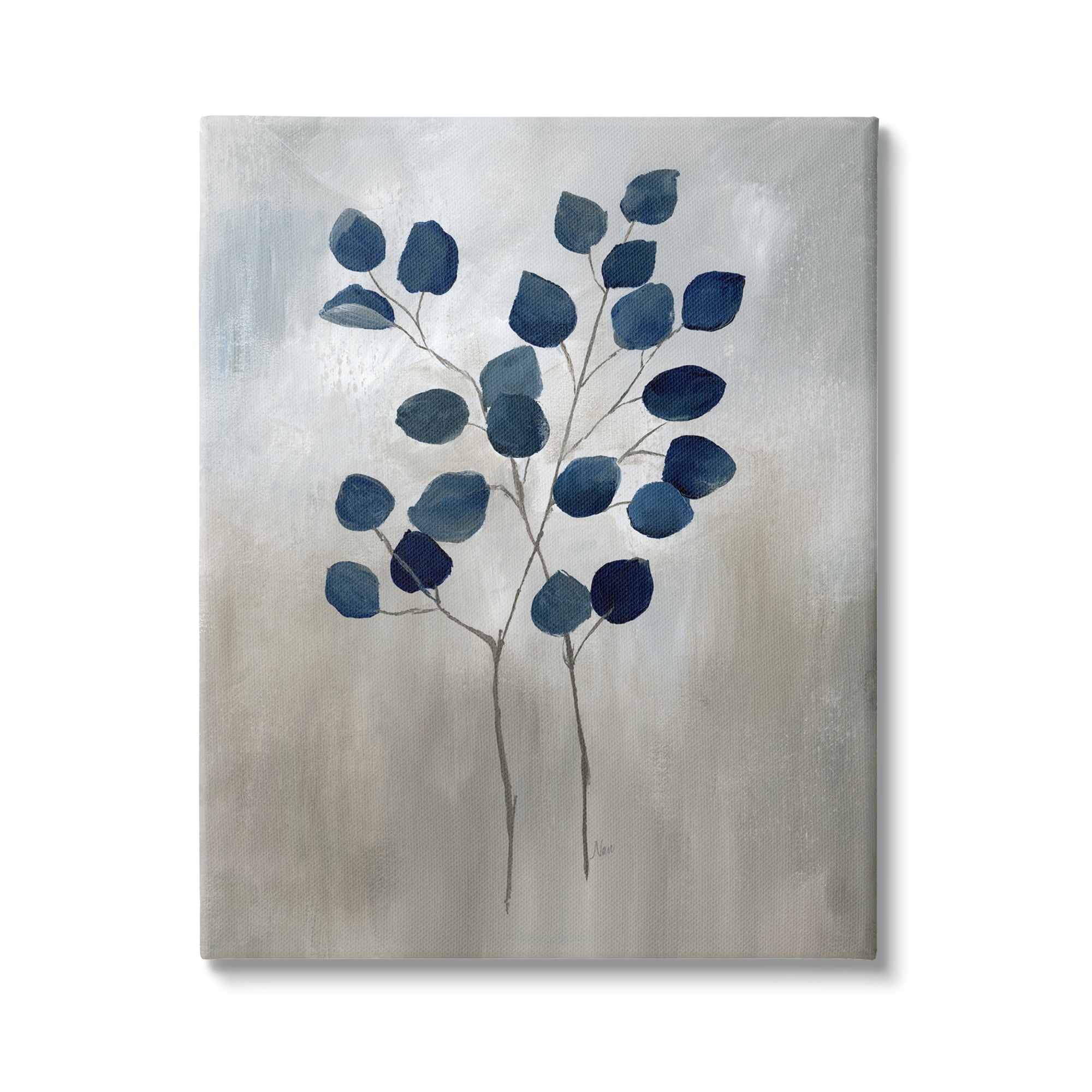 Stupell Industries Modern Plant Sprouts Botanical & Floral Painting Gallery Wrapped Canvas Print Wall Art, 24 x 30