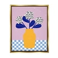 thumbnail image 1 of Stupell Industries Modern Polka Dot Plants Botanical & Floral Painting Gold Floater Framed Canvas Art Print Wall Art, 25 x 31, 1 of 10