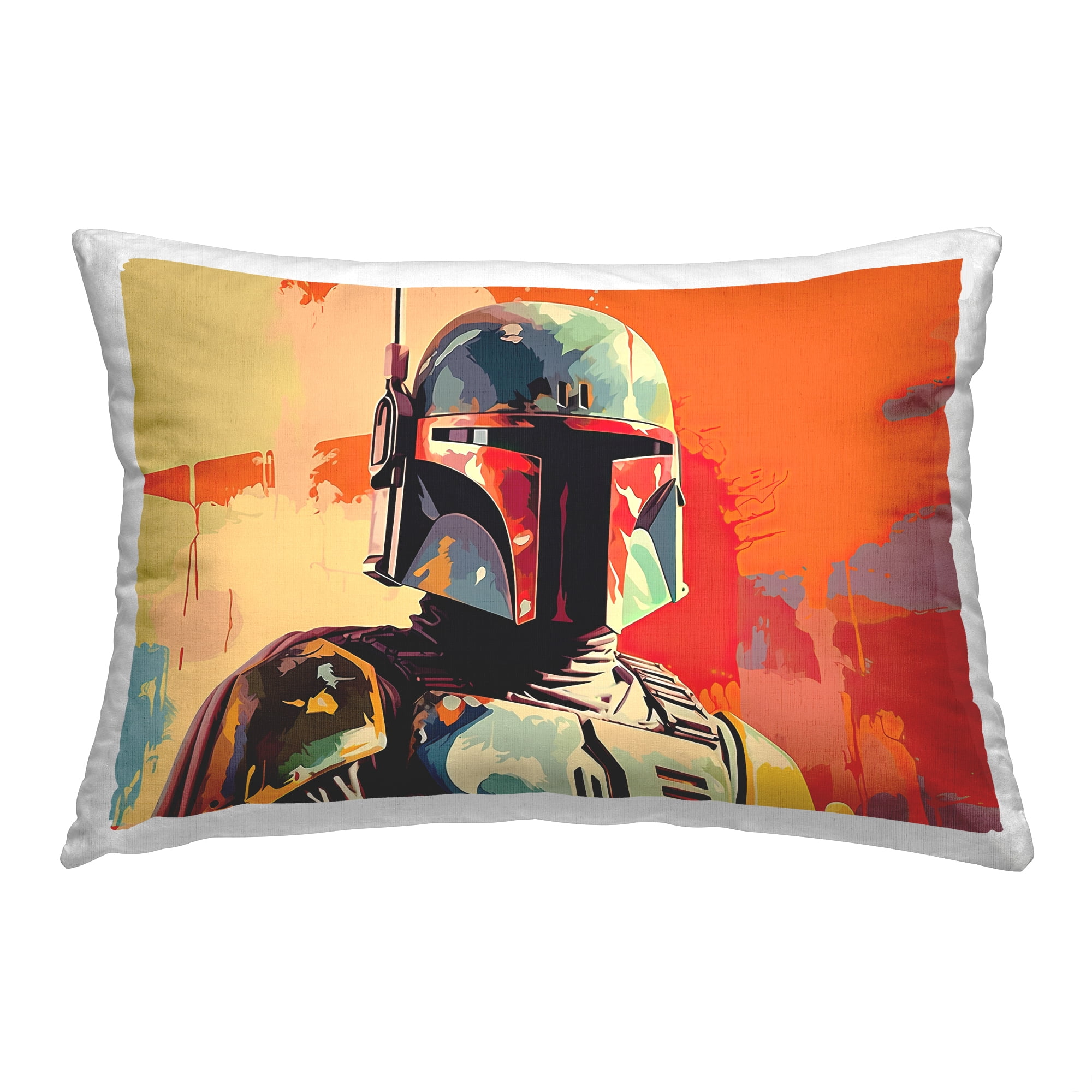Stupell Industries Modern Pop Sci-Fi Character Decorative Printed Throw Pillow, 14 x 20