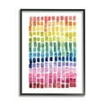 thumbnail image 1 of Stupell Industries Modern Rainbow Abstraction Geometric Block Tiles,24 x 30,Designed by Grace Popp, 1 of 5