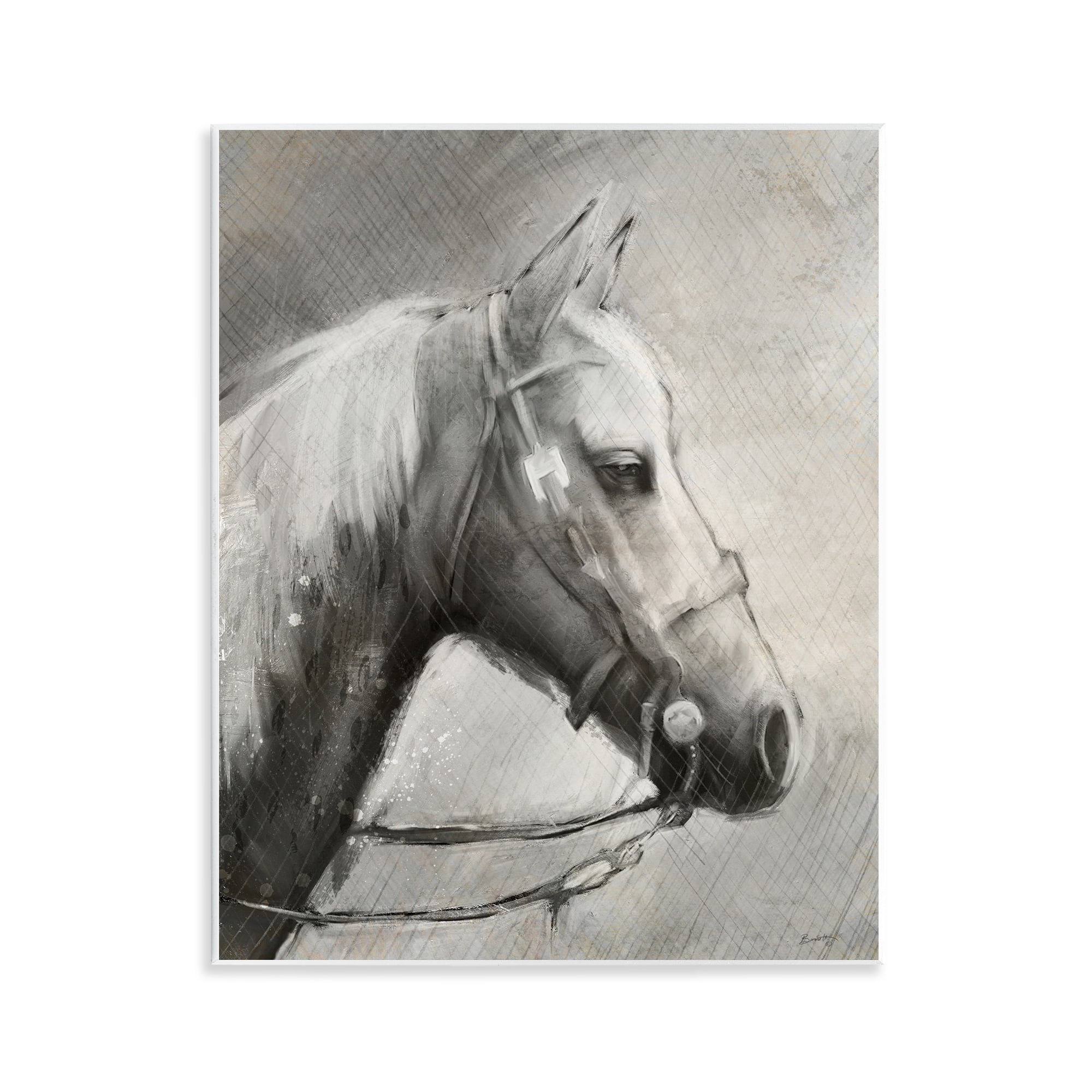 Stupell Industries Modern Ranch Horse Wall Plaque Art, design by Chad Barrett