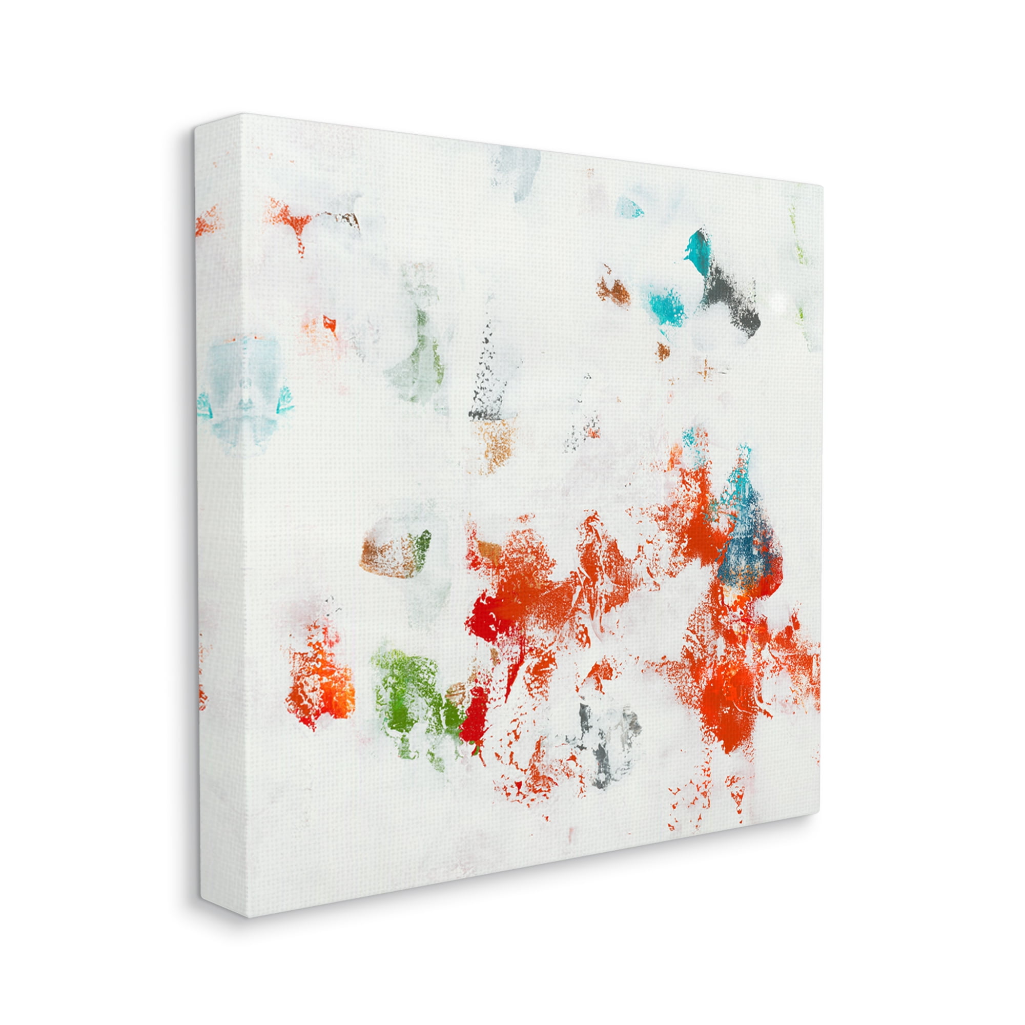 Stupell Industries Modern Red Green Blue Paint Pop Abstraction , 30 x 30, Designed by Jeff Iorillo