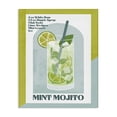 thumbnail image 1 of Stupell Industries Modern Retro Mint Mojito Recipe Canvas Art, 24 x 30, by Deane Beesley, 1 of 8